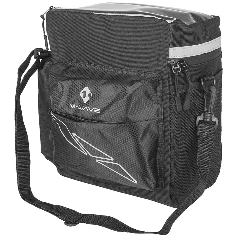 Load image into Gallery viewer, M-Wave Utrecht Travel Handlebar Bag, 10L, Black
