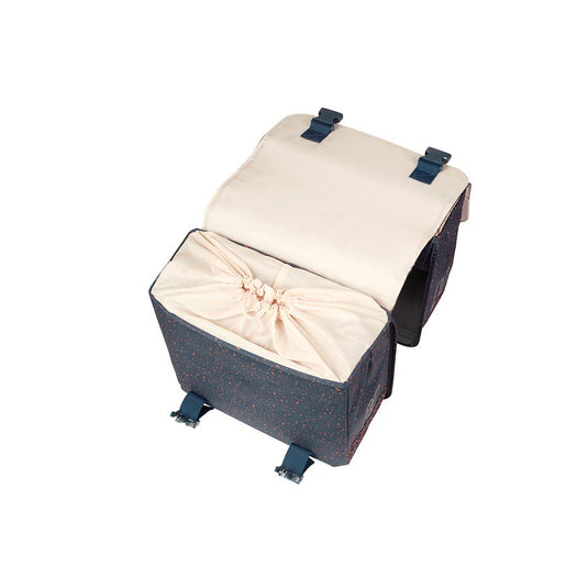 Basil Flair Double Pannier 35L, Blue, Pair