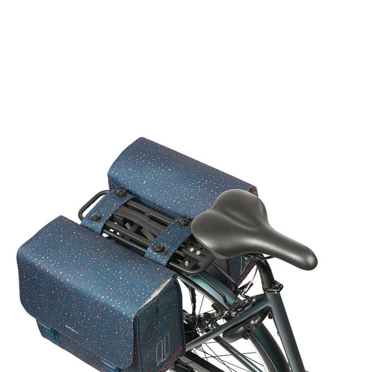 Basil Flair Double Pannier 35L, Blue, Pair