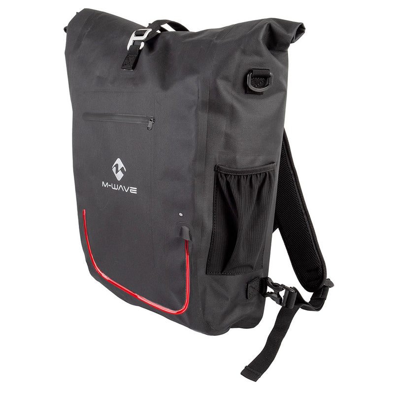 Load image into Gallery viewer, M-Wave Downtown Ridepack Backpack, Black
