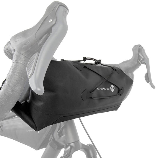 M-Wave Rough Ride II Front L Handlebar Bag, Black