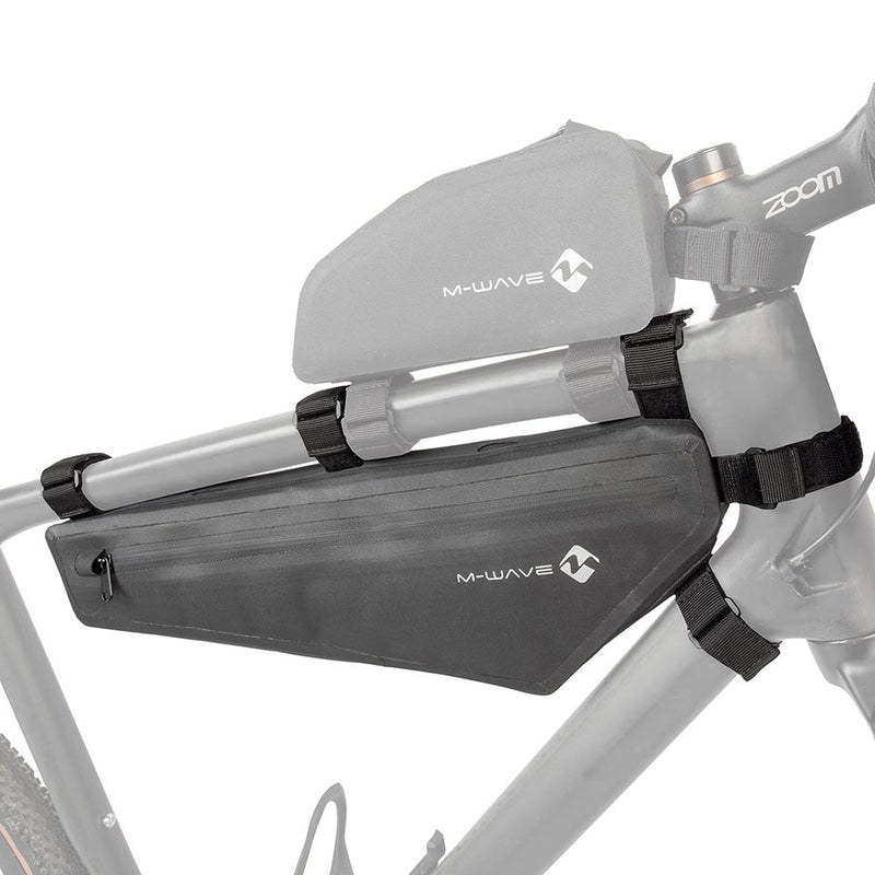 Load image into Gallery viewer, M-Wave Rough Ride II Triangle, Frame Bag, Black

