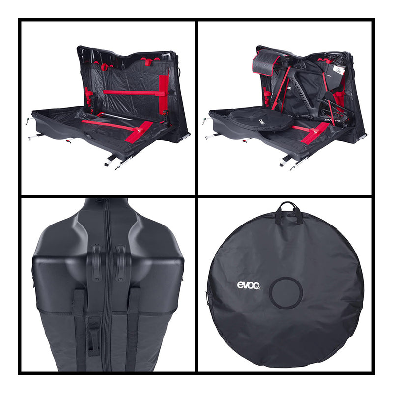 Load image into Gallery viewer, EVOC Road Bike Bag Pro IRONMAN edition, Black
