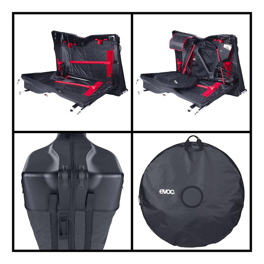 EVOC Road Bike Bag Pro IRONMAN edition, Black