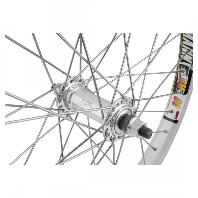 Load image into Gallery viewer, Wheel Master 20in Alloy WEI DM30 Front Wheel B/O 3/8x100mm Rim Brake Silver
