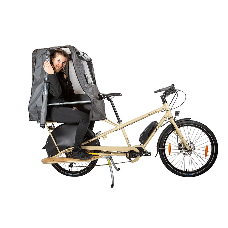 Load image into Gallery viewer, Yuba Pop Top Canopy for long tail - Mounting on adjustable monkey bars
