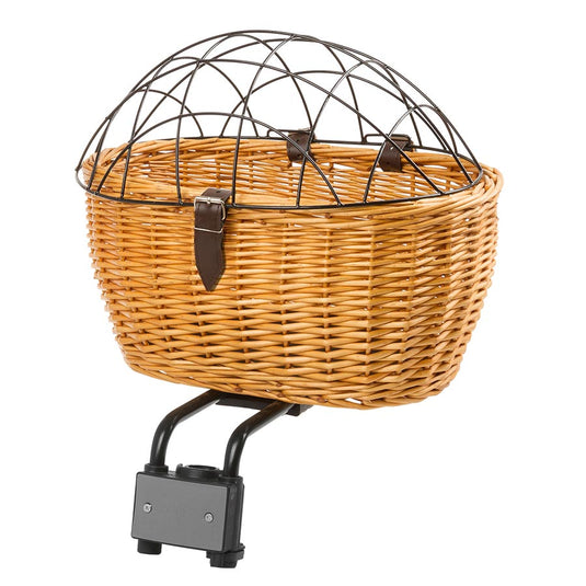 M-Wave BA Pet Basket Front or Rear, 29.5x43x22cm, Tan