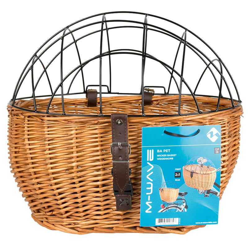 Load image into Gallery viewer, M-Wave BA Pet Basket Front or Rear, 29.5x43x22cm, Tan
