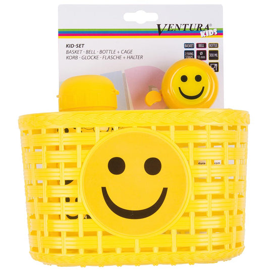 Ventura Smile Accessory Kit Basket, Front, Yellow, Kit