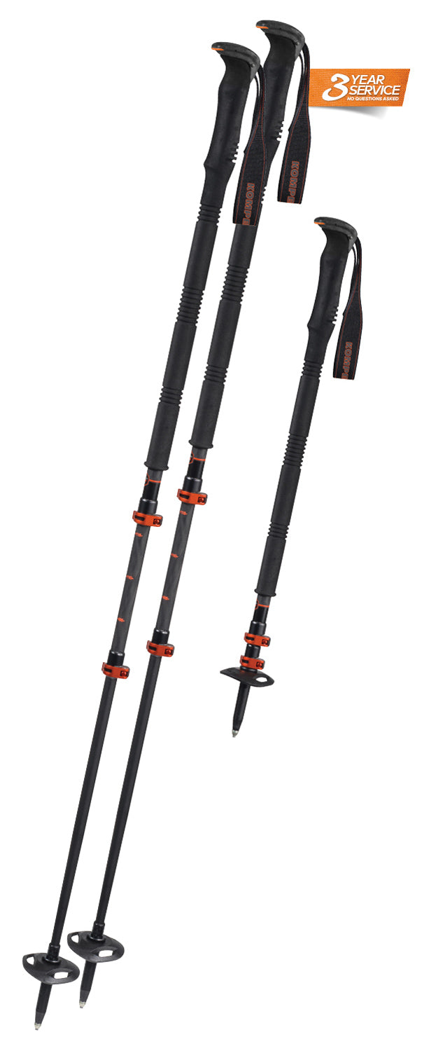 Load image into Gallery viewer, Komperdell Carbon Cxp Pro: Lightweight and Durable Trekking Poles for Outdoor Adventures

