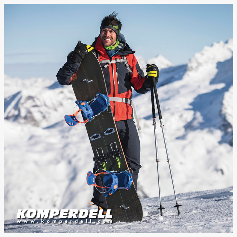 Load image into Gallery viewer, Komperdell Titanal Exp Pro: Ultimate Performance Ski Poles for Pro Skiers
