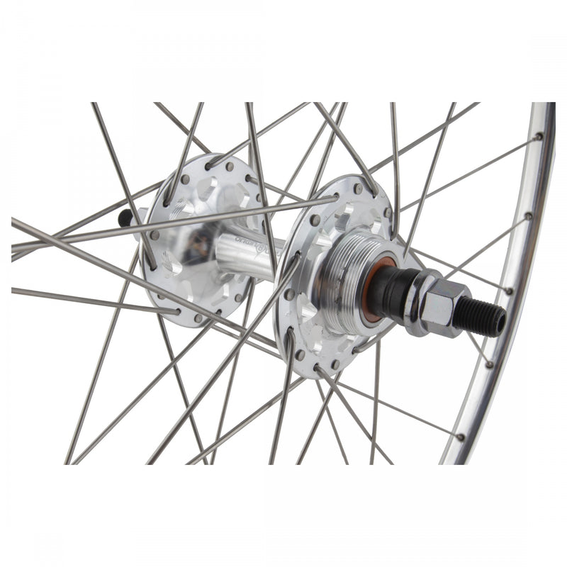 Load image into Gallery viewer, Wheel Master 700C Alloy Fixed Gear Double Wall 700C SET H+SON TB14 RIM
