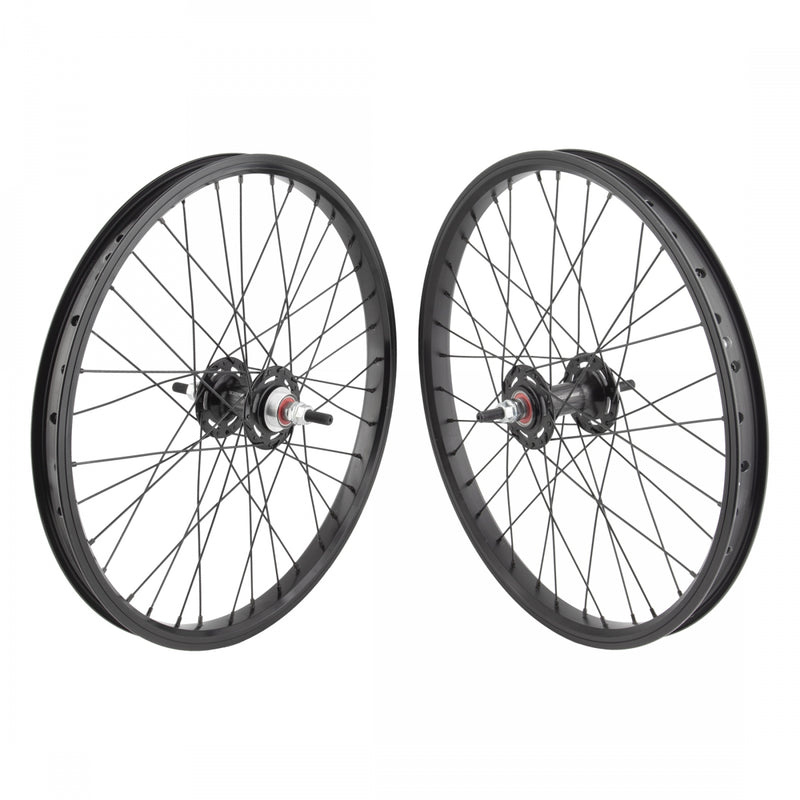 Load image into Gallery viewer, Black-Ops-Black-Ops-DW1.1-Wheelset-Wheel-Set-20-in-Clincher-WHEL1015-Bicycle-Wheelset
