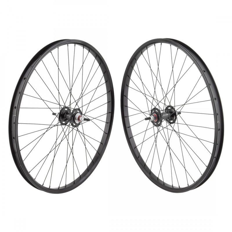 Load image into Gallery viewer, Black-Ops-Black-Ops-DW1.1-Wheelset-Wheel-Set-26-in-Clincher-WHEL1025-Bicycle-Wheelset
