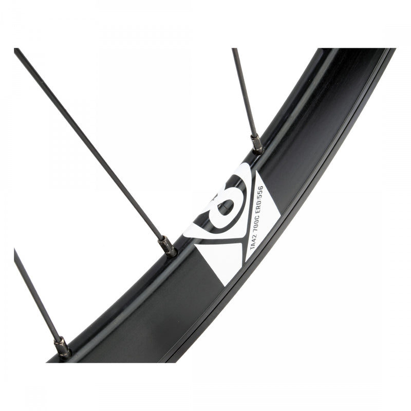 Load image into Gallery viewer, Wheel Master 700c OR8 TA42 Rear B/O 10x120mm Fixie Rim Brake Clincher Black
