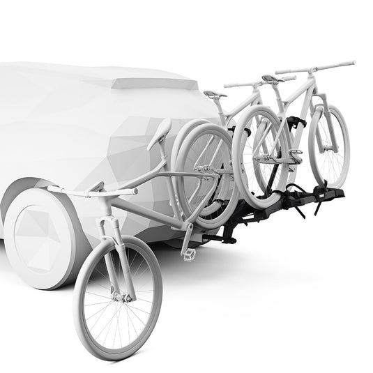 Thule OutPace Hitch Mount Rack, 1-1/4'' and 2'', Bikes: 3, : 55 lb