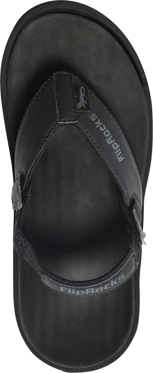 Fliprocks Fliprocks Extreme Flip Flops Fliprocks W/3 Pads Black 6/7 Sandals