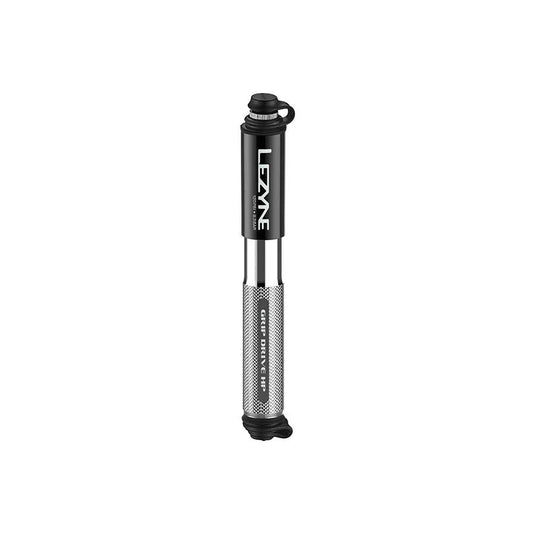 Lezyne Grip Drive HP Pump ABS Flip Chuck, 120PSI, Silver, 185mm