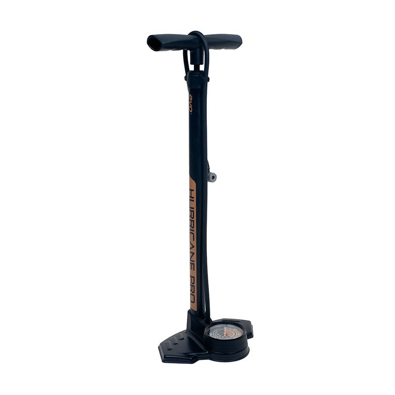 Load image into Gallery viewer, EVO Hurricane Pro Floor Pump, SmartHead, 160psi, Black/Gold
