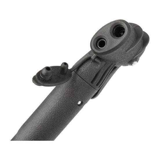 Beto Frame Pump 480mm Pump 414-480mm, Dual Valve Head, Black