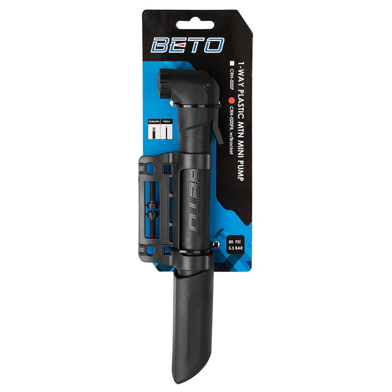 Load image into Gallery viewer, Beto One Way SP Pump 80psi Reversible, Black

