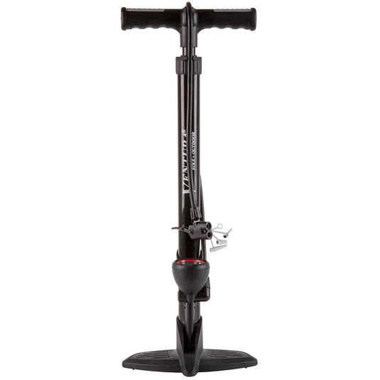 Ventura 12/180 Floor Pump Dual Valve Head, 180psi, Black