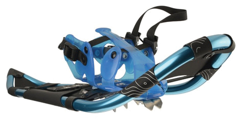 Load image into Gallery viewer, Crescent Moon Gold 9 All-Terrain Snowshoes Sawtooth 27 Teal Snowshoes - Premium Performance for Winter Adventures
