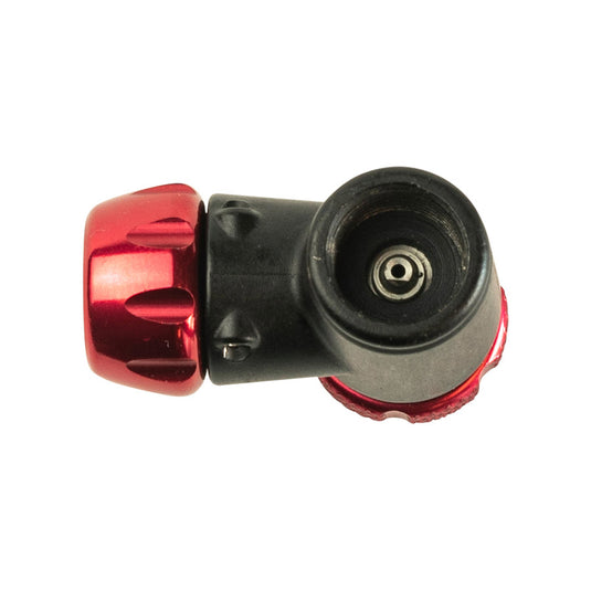 Silca Eolo IV CO2 Inflator Threaded, Presta, Schrader, Black Red