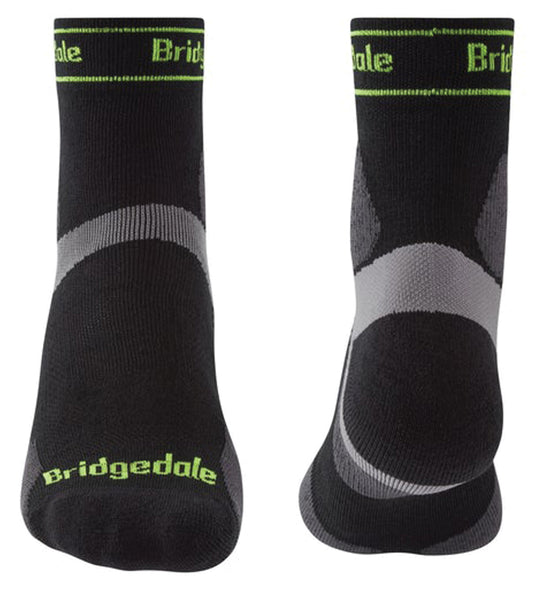 Bridgedale Trail Run Ultra-Light 3/4 Merino Blend Mid-Length Socks