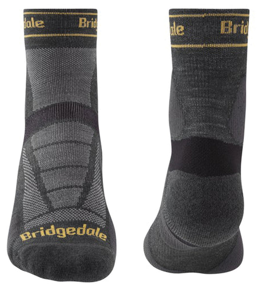 Bridgedale Trail Run Ultra-Light 3/4 Merino Running Socks - Size Medium