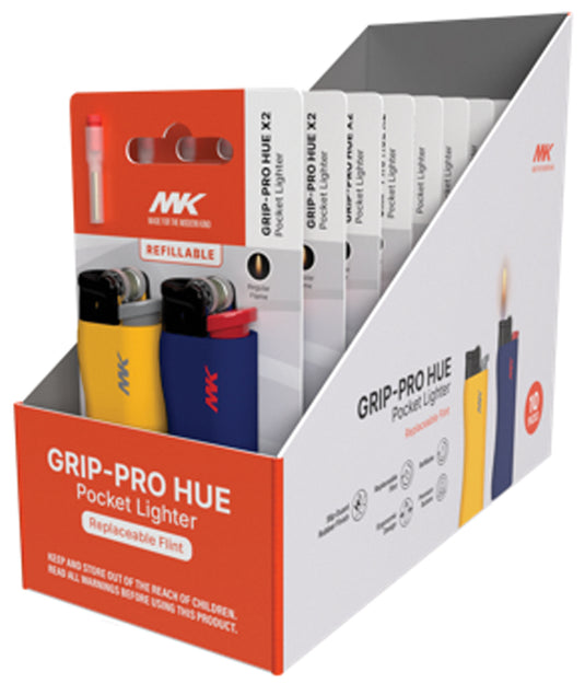 MK Lighter Grip Pro Hue Lighter 2 Pack - Stay Lit in Style!