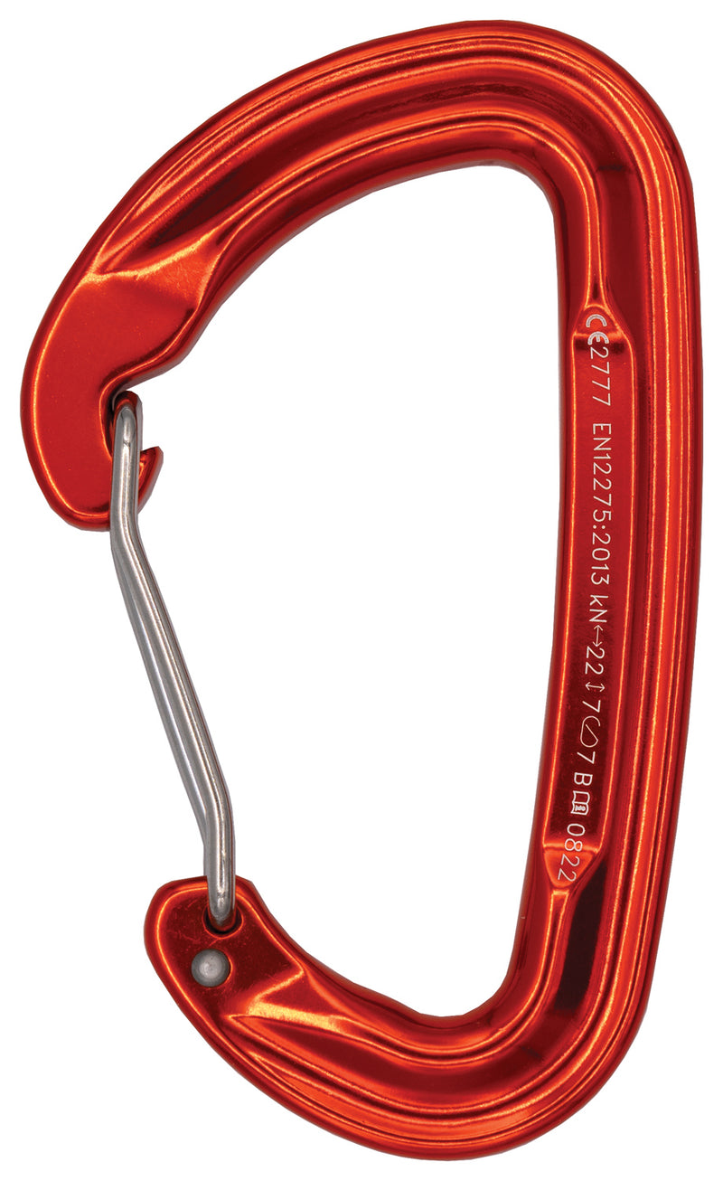 Load image into Gallery viewer, Light Up Your Adventures with Cypher Firefly II Orange Wire Carabiners
