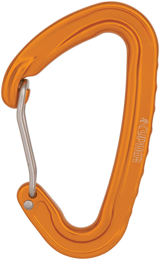 Premium Quality Cypher Ceres II Wire Gate Carabiners - Orange