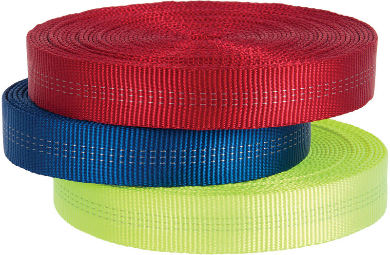 Load image into Gallery viewer, 30 Ft 1" Yellow Tubular Nylon Webbing for Versatile Outdoor Use
