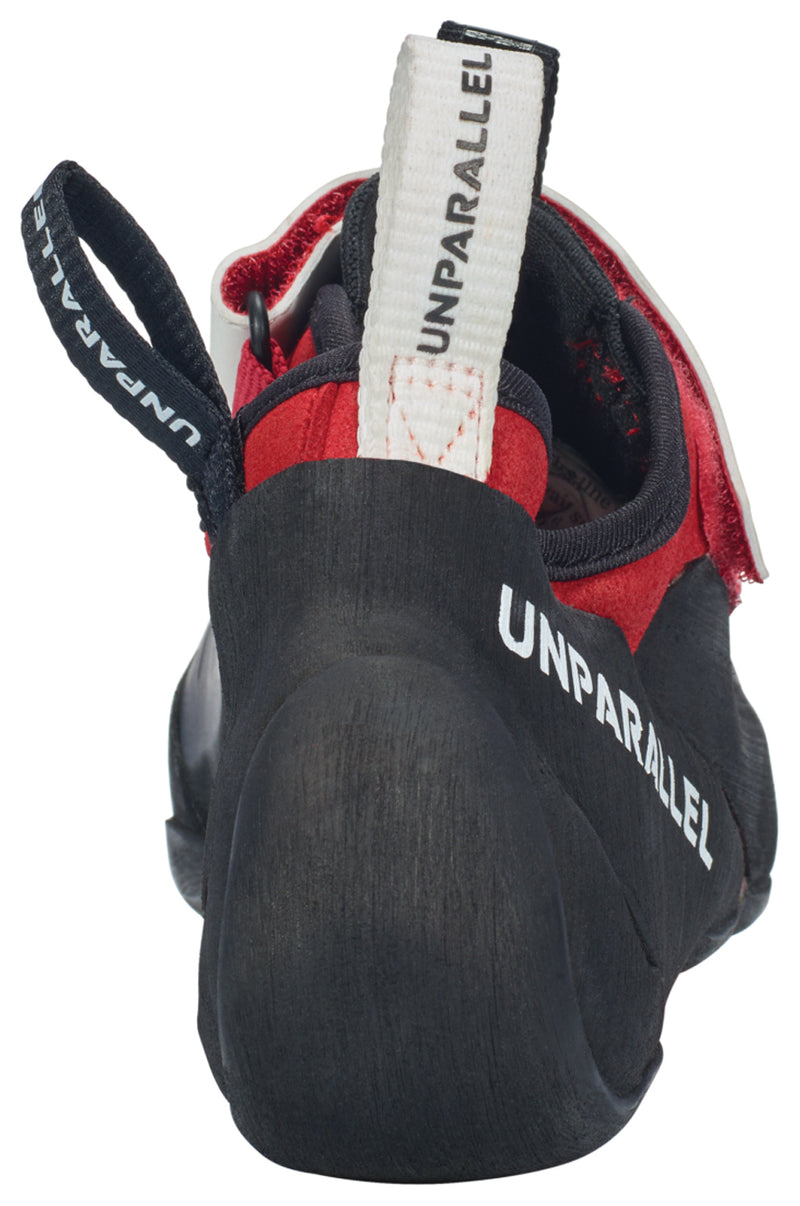 Load image into Gallery viewer, Unparallel Flagship Size 4.0 Red/White Climbing Shoes - Unleash Your Potential!
