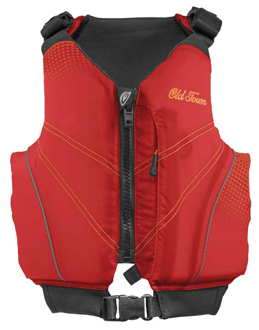 Old Town Inlet Jr PFD - Youth Life Jacket in Vibrant Red
