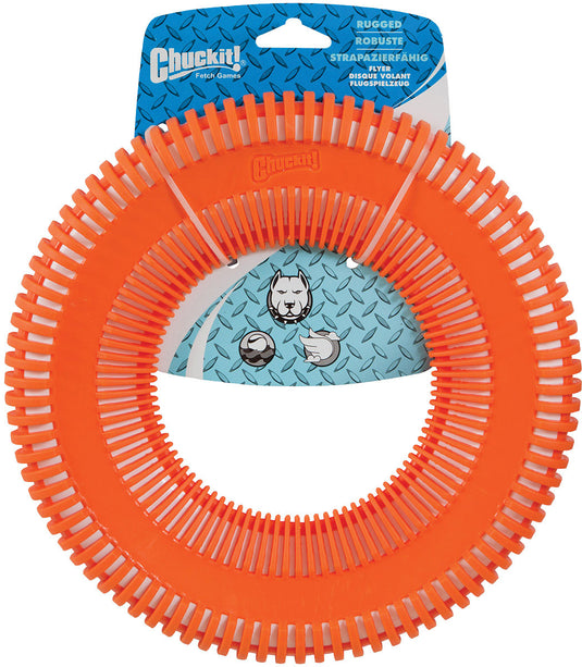 Chuckit! Rugged Flyer - Durable and Fun Dog Frisbee for Active Play