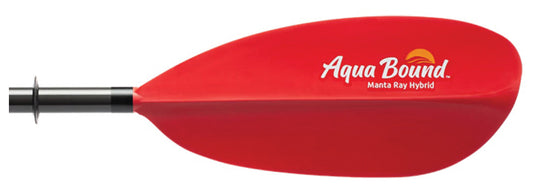 Aqua-bound Manta Ray Fiberglass 2pc 230: Lightweight and Durable Paddle for Smooth Kayaking