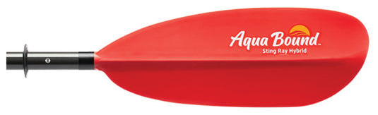 Aqua-bound Stingray Hybrid Posi-lock 230: Ultimate Performance Paddle for Kayaking