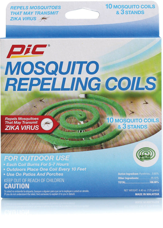 Pic Corp Pic Mosquito Repellent Coils 10-Pack: Effective Insect Repellent Solution