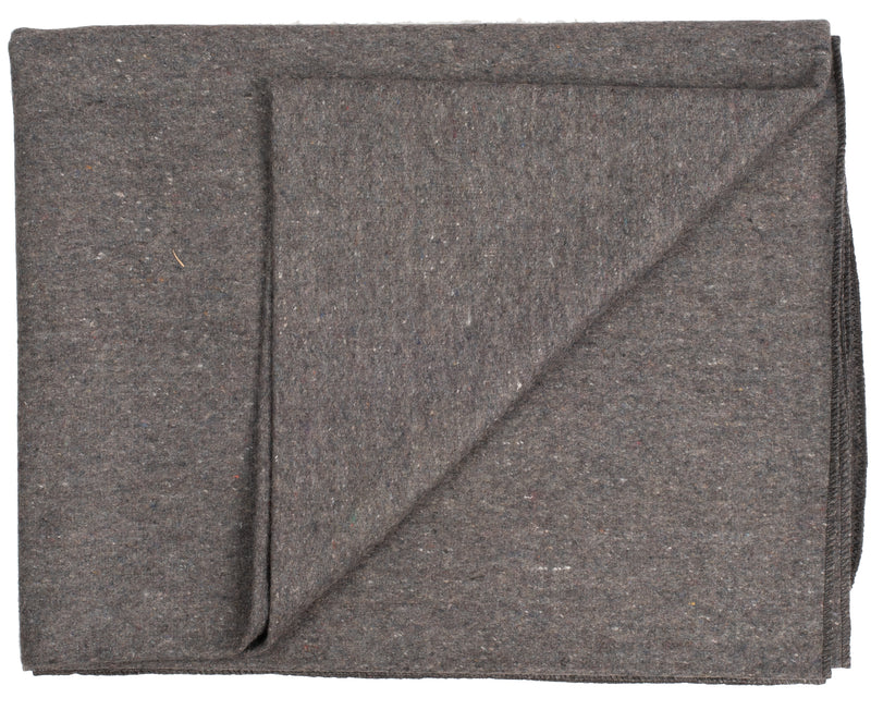 Load image into Gallery viewer, Peregrine Woven Wool 55 Grey Throw Blanket
