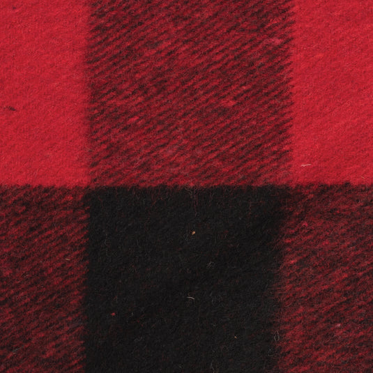 Peregrine Wool 55 Blankets Plaid Red - Set of 50 Pillows and Bedding