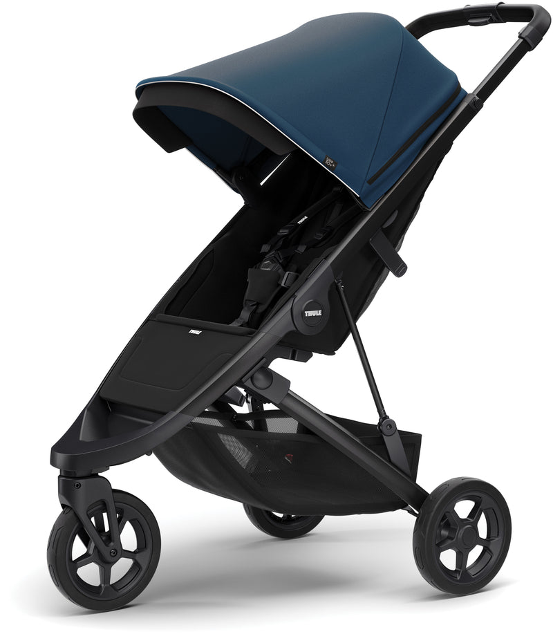 Load image into Gallery viewer, Thule Spring Stroller Spring Stroller - Blue Kids' Trailers &amp; Strollers
