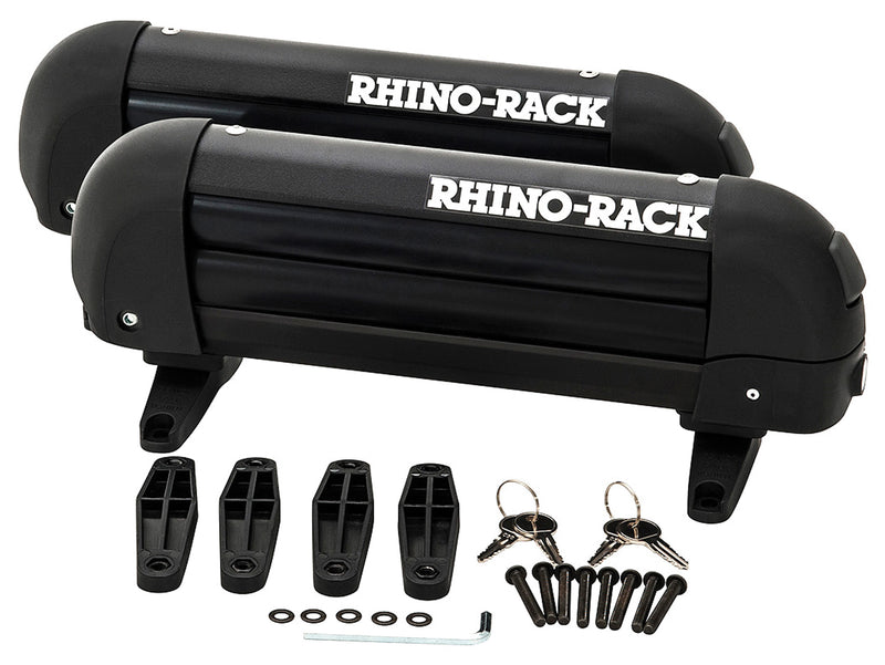 Load image into Gallery viewer, Rhino Rack Universal Fishing/Ski Arm in Black - Versatile Storage Solution for Outdoor Enthusiasts

