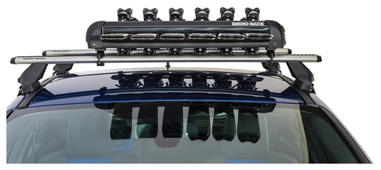 Rhino Rack Ski Arm - 6 Pair Universal Black: Secure and Stylish Ski Storage Solution