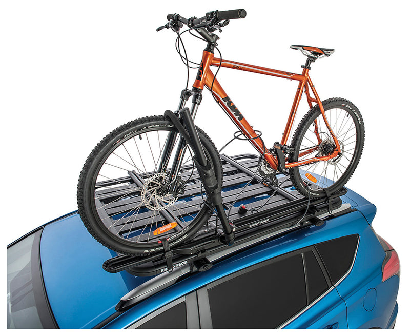 Load image into Gallery viewer, Rhino Rack Hybrid Upright Bike Carrier: Secure and Stylish Transport Solution
