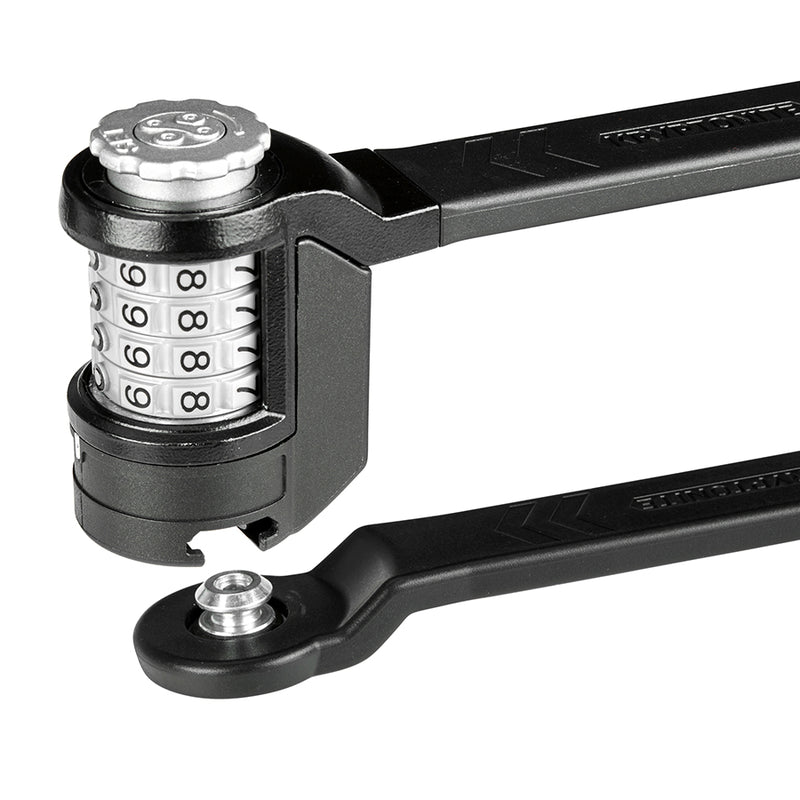 Load image into Gallery viewer, Kryptonite Keeper 585 Combo Folding Lock 85cm 3mm Black # 2 Keys Included
