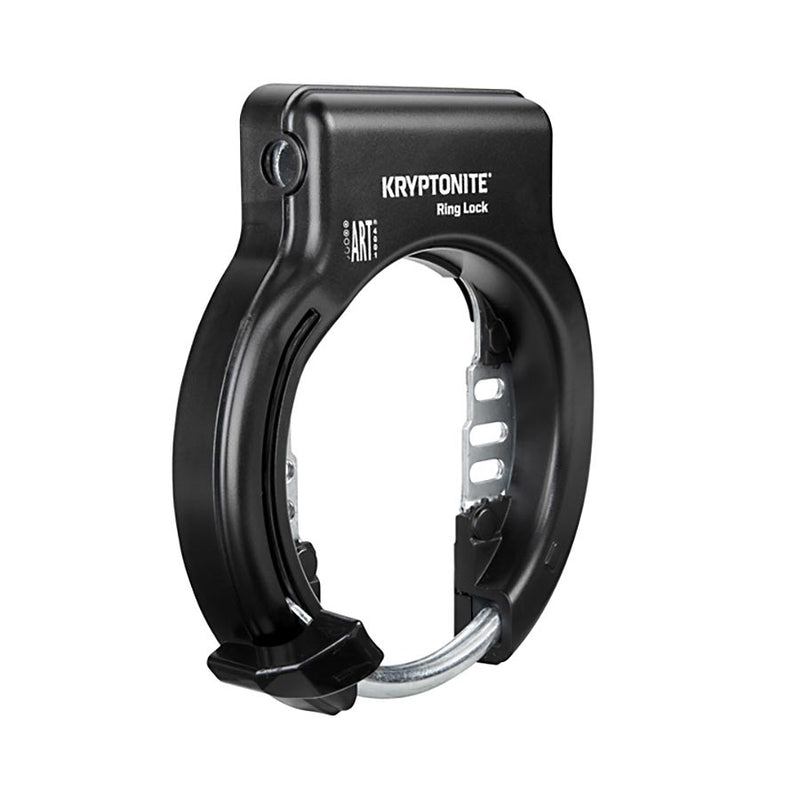 Load image into Gallery viewer, Kryptonite Ring Wheel Lock Black Includes Flexible Mount Non-Key Retaining
