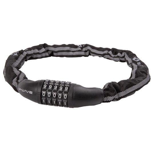 M-Wave C 6.85 Illu Chain Chain Lock, Combination, 6mm, 85cm, Black