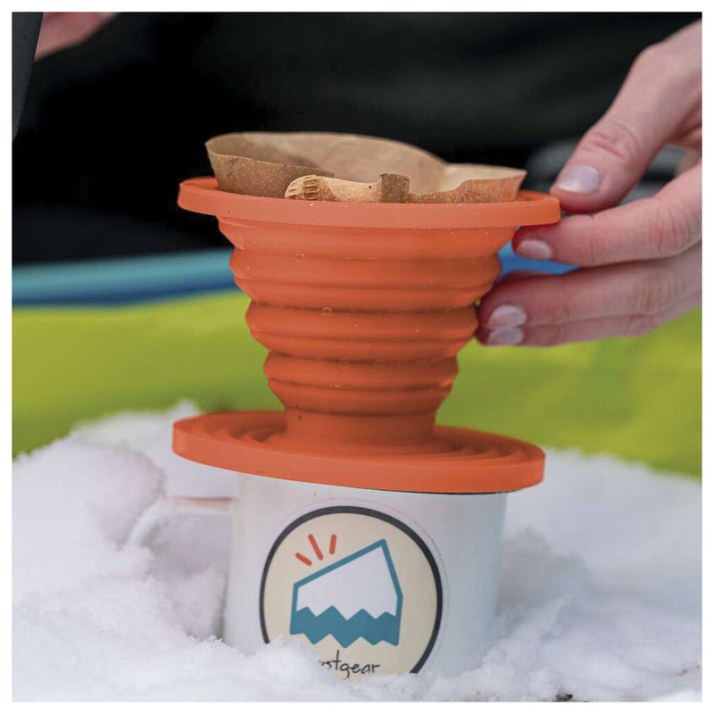 Load image into Gallery viewer, UST Flexware Coffee Drip Orange - Portable and Convenient Coffee Brewing Solution
